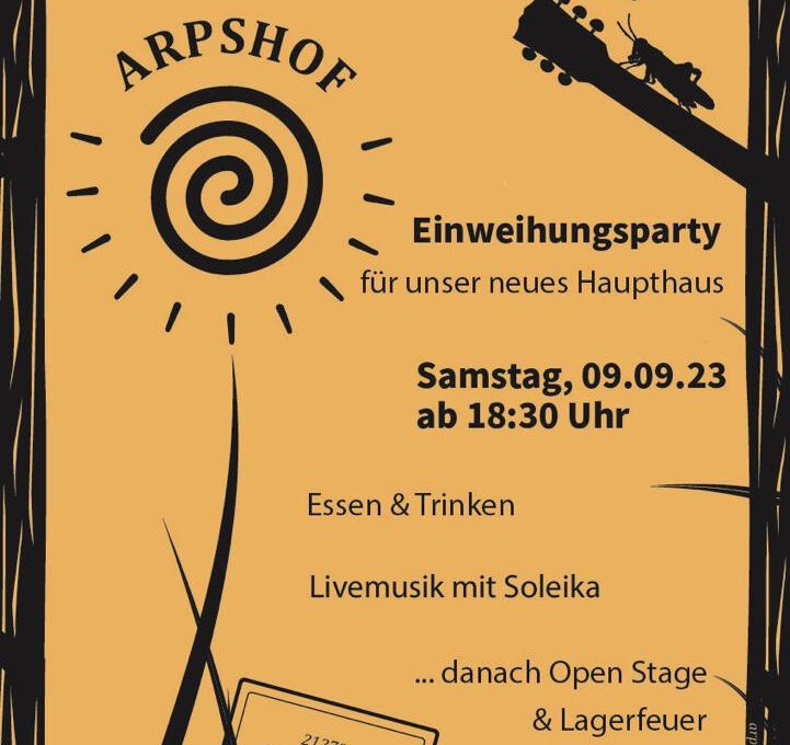 Einweihungsfeier ???? 09.09.23