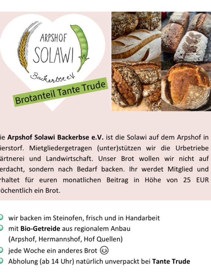 Brotanteil bei Tante Trude