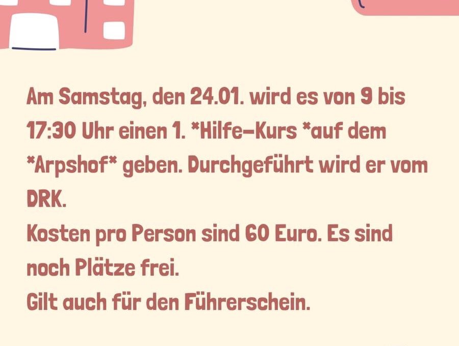 Erste Hilfe Kurs 🚑